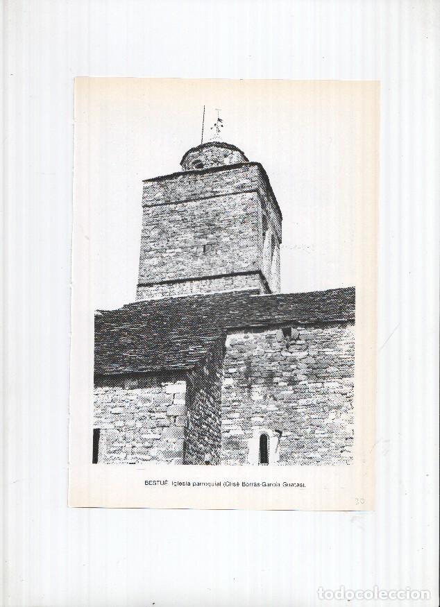 Postais: Historia de Aragon: lamina numero 030: Bestue (iglesia parroquial) y Biel (casa particular) -