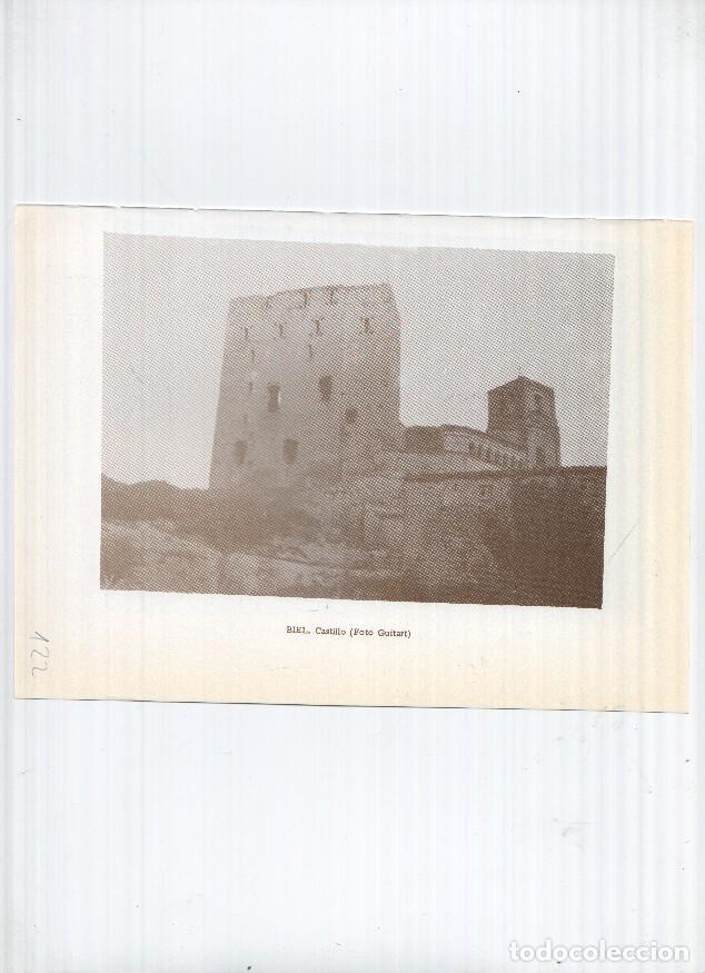 Postkarten: Historia de Aragon: lamina numero 122: Biel (castillo) y Sibrana (castillo) -
