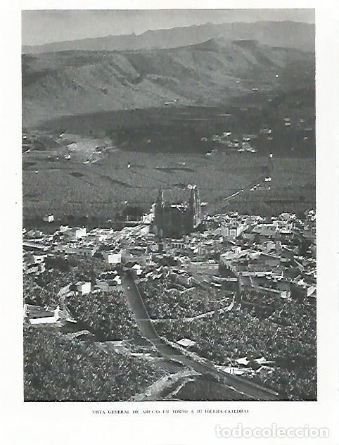 Cartes Postales: LAMINA 10267: Vista de Arucas - Claudio de la Torre
