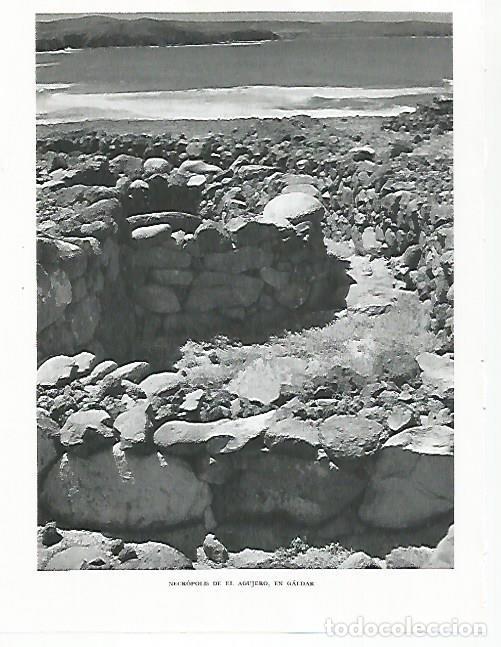 Postcards: LAMINA 10277: Necropolis de El Agujero en Galdar - Claudio de la Torre