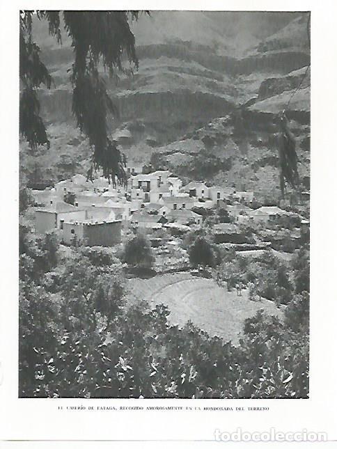Postais: LAMINA 10343: Caserio de Fataga - Claudio de la Torre