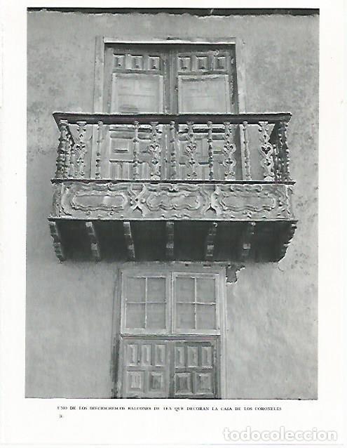 Postcards: LAMINA 10358: Balcon de Tea de la Casa de los Coroneles - Claudio de la Torre