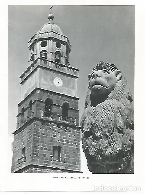 Cartes Postales: LAMINA 10399: Torre de la iglesia de Teguise - Claudio de la Torre