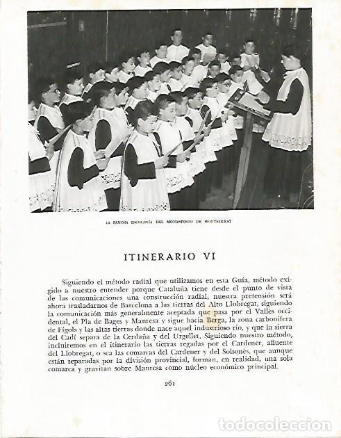 Postales: LAMINA 10540: Escolania del Monasterio de Montserrat - Josep Pla