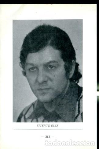 Postais: Artistas de la cancion asturiana: lamina 56: Vicente Diaz