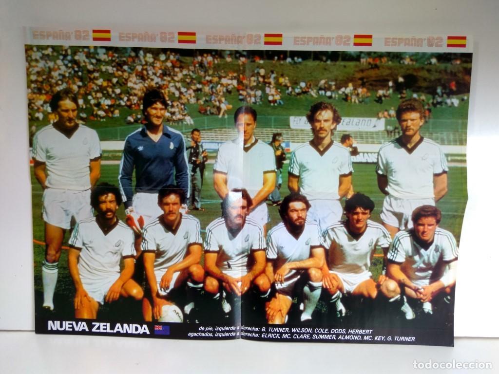 Postales: Poster Mundial 1982 numerado 22: Nueva Zelanda - Varios