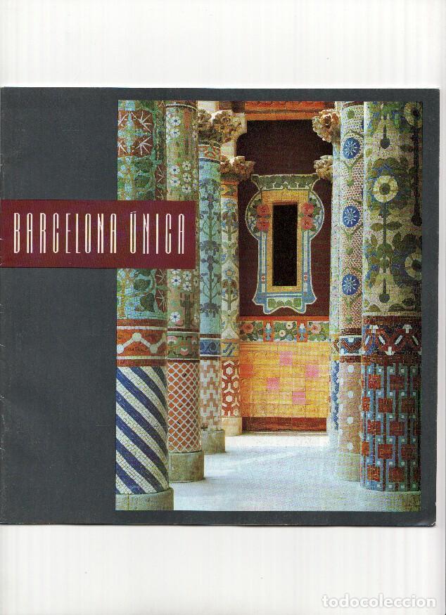 Postales: Revista Turistica: BARCELONA UNICA - (1989 Patronato de Turismo Barcelona) - VARIOS