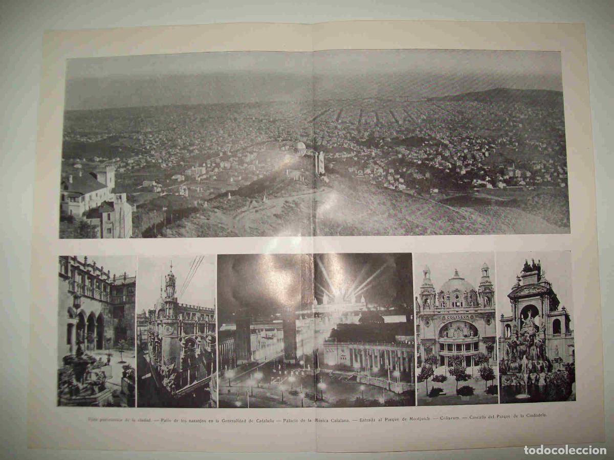Postkarten: LAMINA ESPASA 24721: Vistas de Barcelona - Varios
