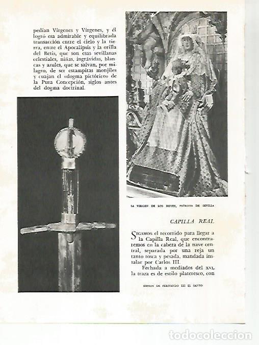 Cartoline: LAMINA 10726: La Virgen de los Reyes - Jose Maria Peman. Fotografias de Ramon Dimas