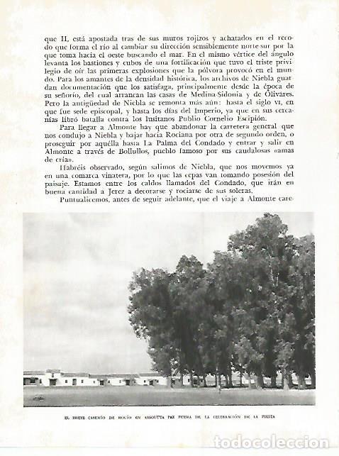 Cartes Postales: LAMINA 10805: Caserio de Rocio - Jose Maria Peman. Fotografias de Ramon Dimas