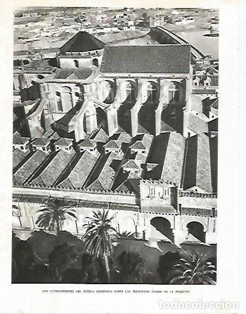 Postcards: LAMINA 10766: Vista aerea de la Catedral de Cordoba - Jose Maria Peman. Fotografias de Ramon Dimas