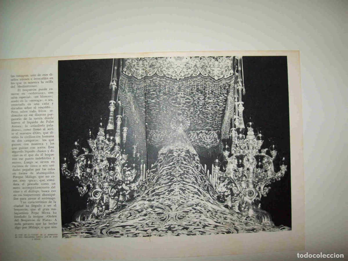 Cartes Postales: LAMINA 10857: Paso de la Virgen de la Esperanza - Jose Maria Peman. Fotografias de Ramon Dimas