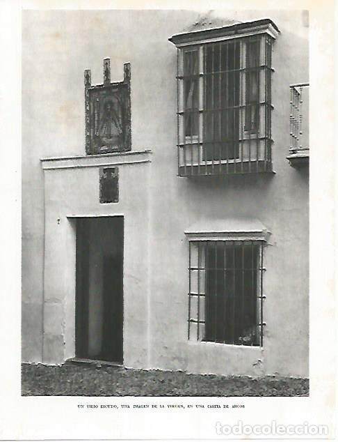 Postales: LAMINA 10818: Casa de Arcos de la Frontera - Jose Maria Peman. Fotografias de Ramon Dimas