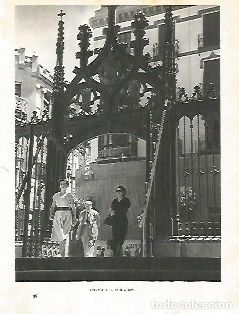 Cartoline: LAMINA 10893: Entrada a la Capilla Real de la Catedral de Granada - Jose Maria Peman. Fotografias de