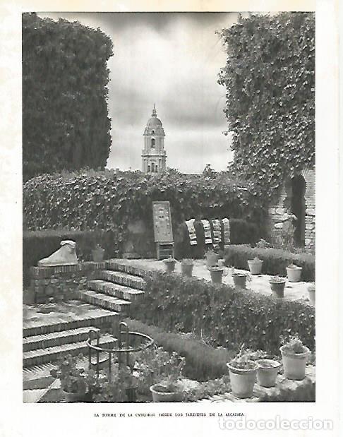 Postkarten: LAMINA 10850: Torre de la Catedral de Malaga - Jose Maria Peman. Fotografias de Ramon Dimas