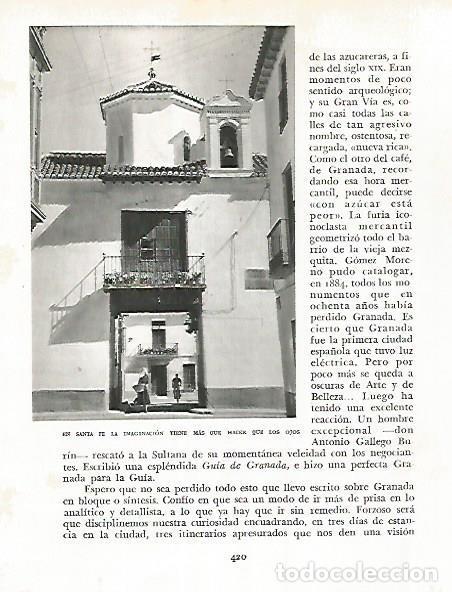 Postais: LAMINA 10866: Vista de Santa Fe - Jose Maria Peman. Fotografias de Ramon Dimas