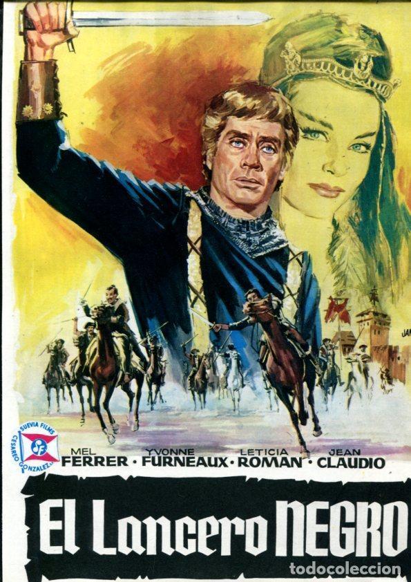Postales: Ficha cine Suevia Films: El lancero negro - varios