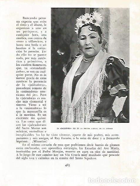 Postcards: LAMINA 10886: La Jaleadora en Granada - Jose Maria Peman. Fotografias de Ramon Dimas