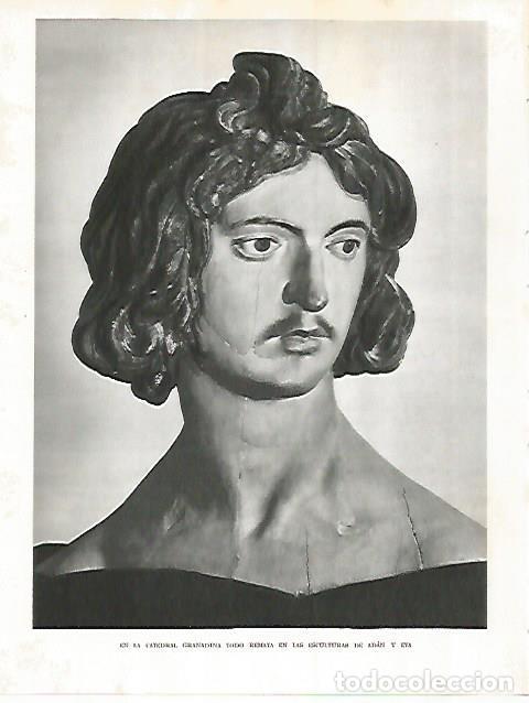 Postcards: LAMINA 10891: Escultura de Adan por Alonso Cano - Jose Maria Peman. Fotografias de Ramon Dimas