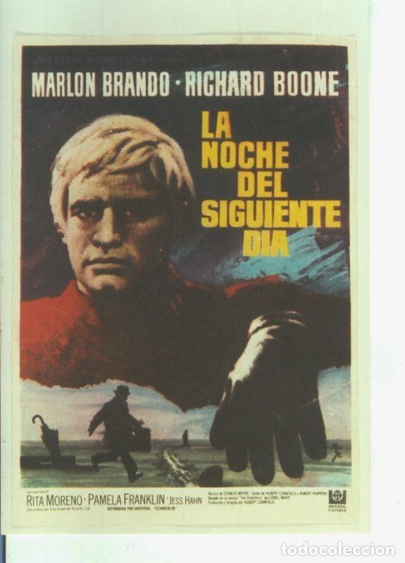 Postales: Foto cine 619: La noche del siguiente dia (Marlon Brando-Richard Boone) - Varios