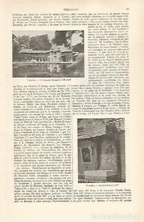 Postais: LAMINA ESPASA 28843: Le Hameau y Alcobla de Luis XIV en Versalles - Varios