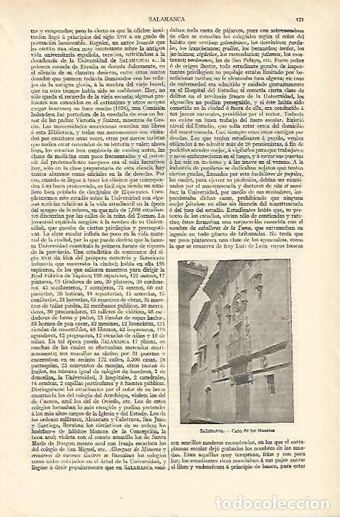 Postkarten: LAMINA ESPASA 18158: Casa de las Muertes en Salamanca - Varios