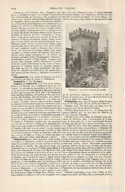 Postkarten: LAMINA ESPASA 29141: Torre del Castillo de Vimianzo La Coru&ntilde;a - Varios