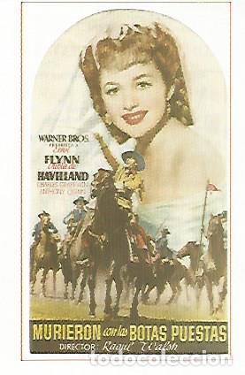 Postales: CROMO CINE 1782: MURIERON CON LAS BOTAS PUESTAS - Varios