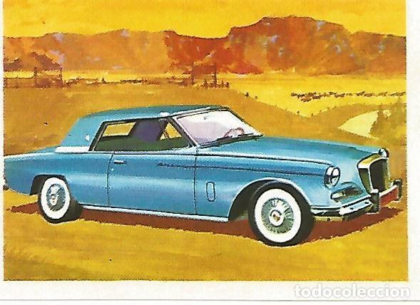 Postales: CROMO CHOCOLATES LAS COMAS - El Automovil Serie II Coches modernos no 125 - Studebaker Daytona Gran
