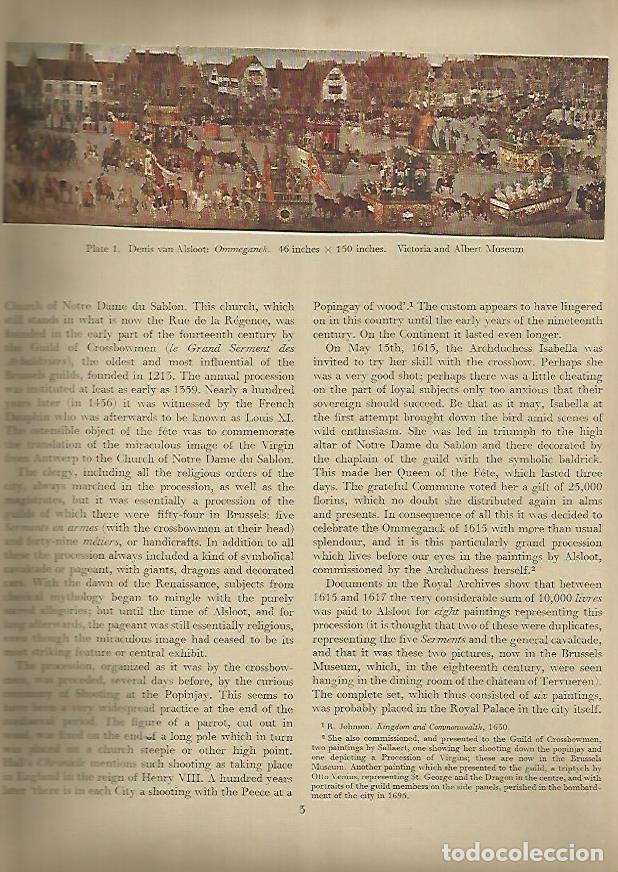 Cartoline: LAMINA 7355: Ommenganck por Denis Van Alsloot - James Laver