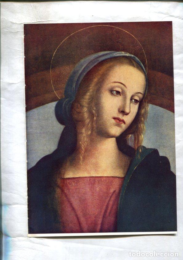 Postkarten: LEI racconti della vita di Maria: Lamina 11: Madonna por Perugino - caja 3252