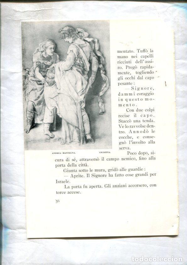 Cartoline: LEI racconti della vita di Maria: Lamina 21: Giuditta por Andrea Mantegna -