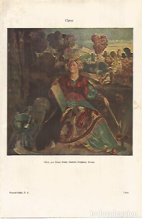 Cartoline: LAMINA ESPASA 29306: Circe por Dosso Dossi - Varios