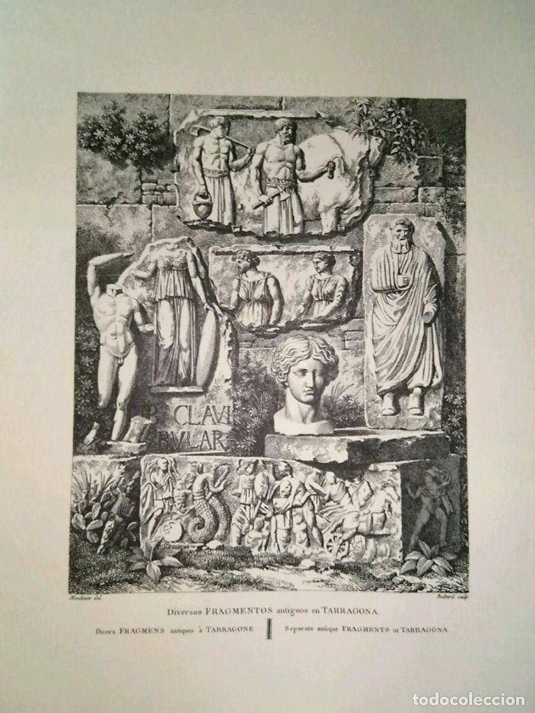 Postais: Lamina CATALOGNE, Numero 46: Diversos Fragmentos antiguos fragmentos en Tarragona (1813) - Alexandre