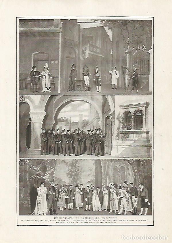 Cartes Postales: LAMINA BLANCO Y NEGRO 7521: Teatro de la Zarzuela en Madrid - Varios