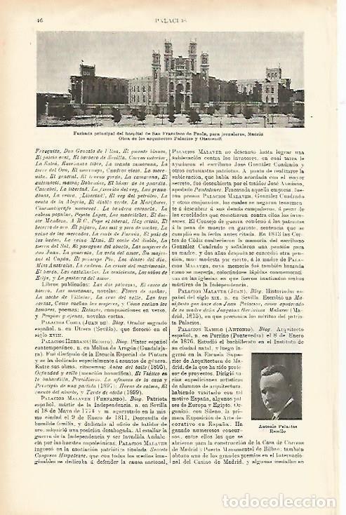 Postkarten: LAMINA ESPASA 1510: Hospital de San Francisco de Paula Madrid - Varios Autores