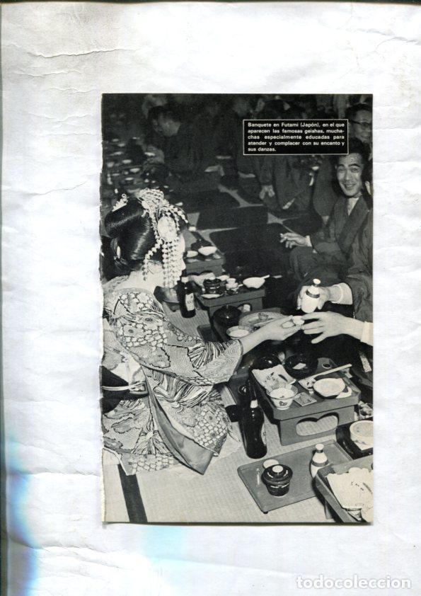 Postcards: Foto: Banquete en Futami (Japon) y Mercado de Chung Wong Miao en Siam -