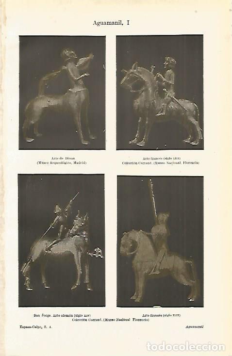 Postales: LAMINA ESPASA 15424: Aguamanil - Varios