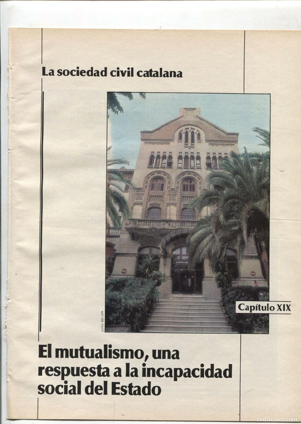 Cartoline: La Vanguardia: La sociedad civil catalana fasciculo 19: El mutualismo, una respuesta a la incapidad