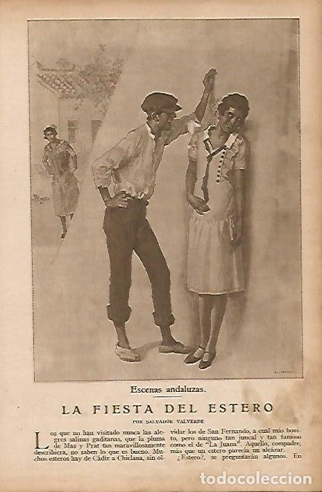 Postais: LAMINA BLANCO Y NEGRO 7778: Escenas andaluzas por Huertas - Varios