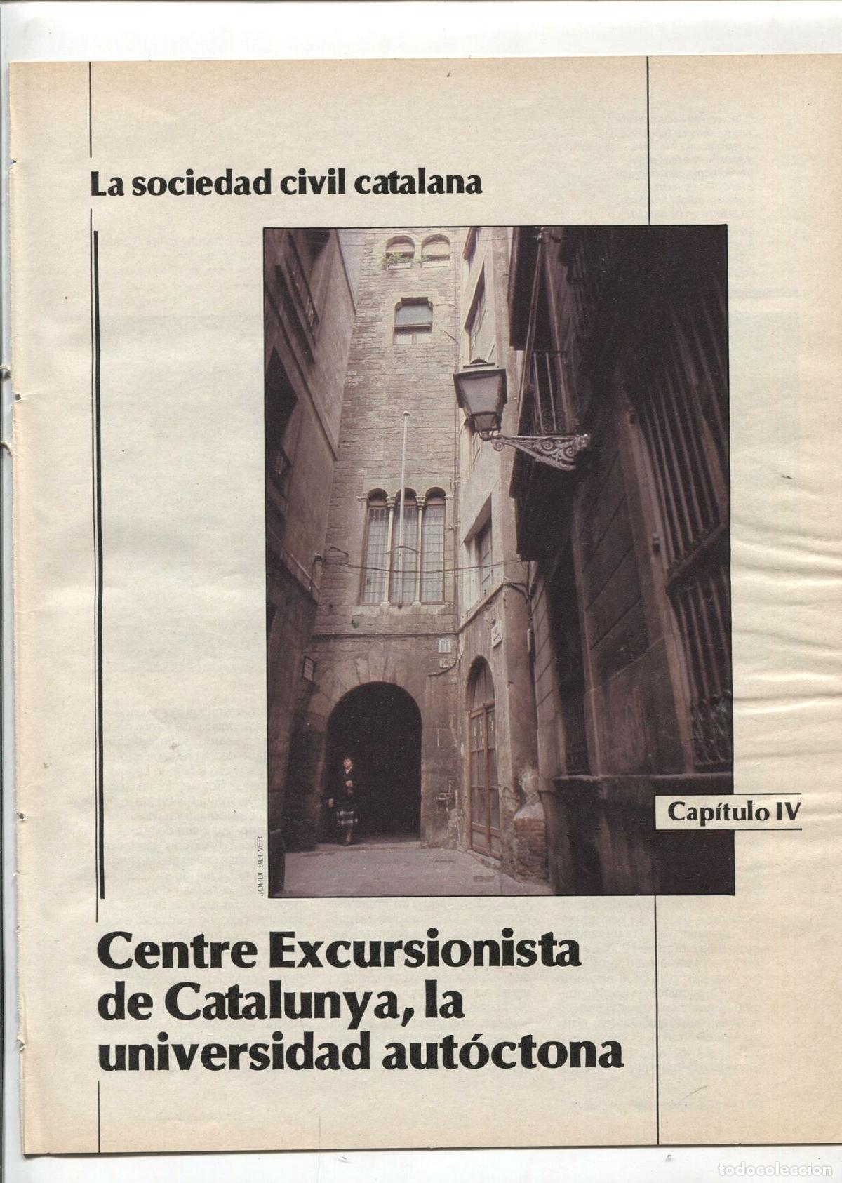Cartoline: La Vanguardia: La sociedad civil catalana fasciculo 04: Centre Excursionista de Catalunya, la univer