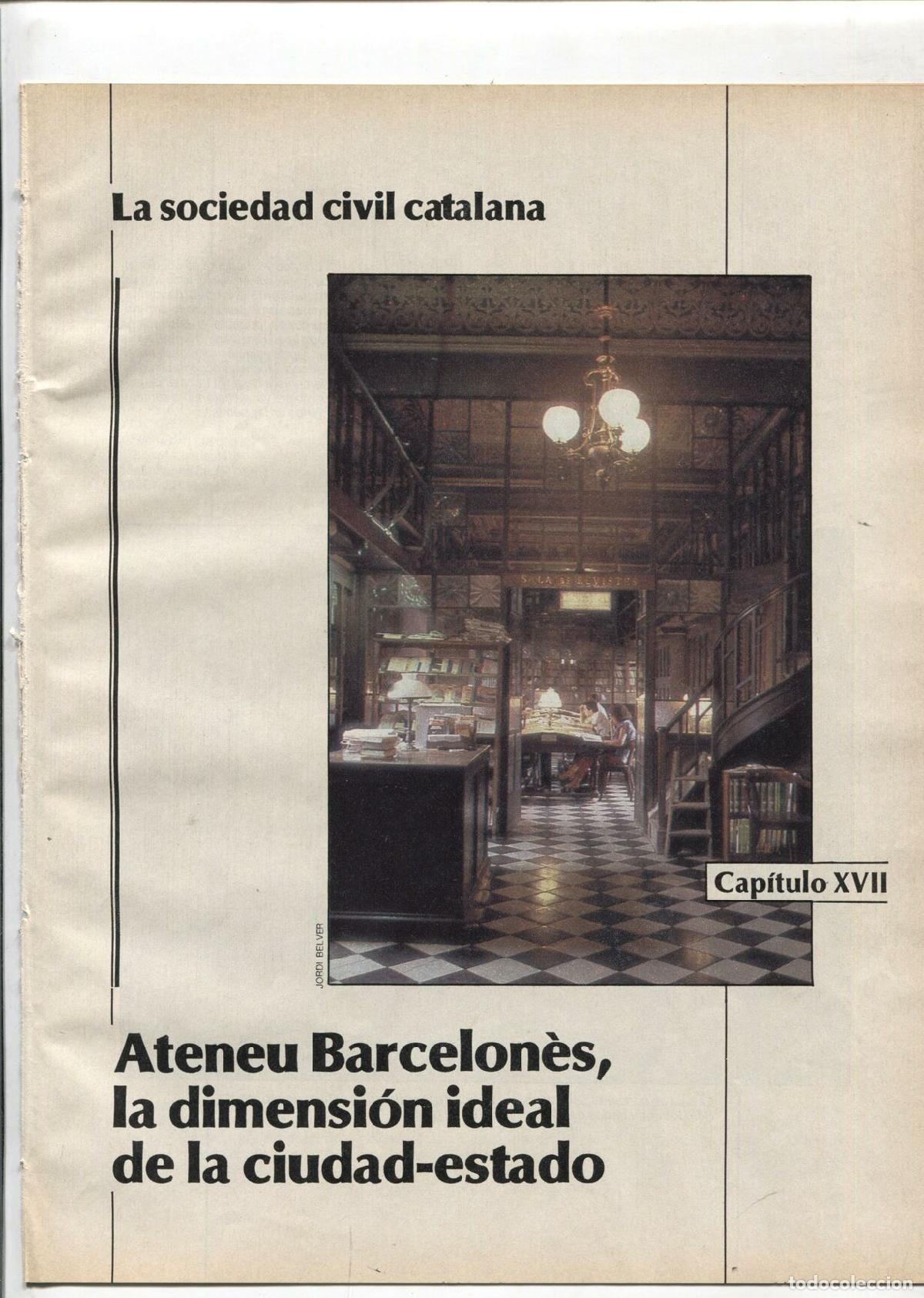 Cartoline: La Vanguardia: La sociedad civil catalana fasciculo 17: Ateneu Barcelones, la dimension ideal de la