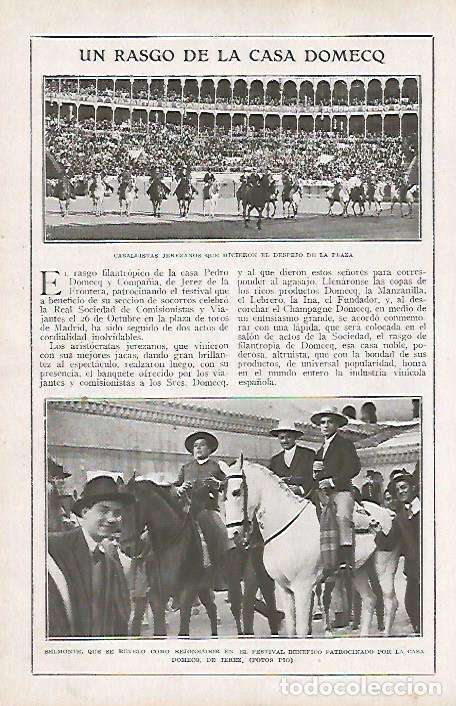 Cartoline: LAMINA BLANCO Y NEGRO 7902: Belmonte como rejoneador - Varios