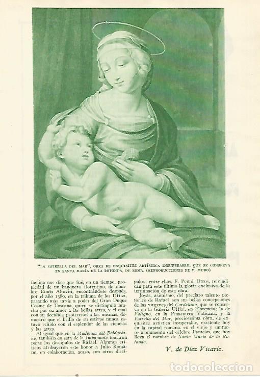 Postales: LAMINA BLANCO Y NEGRO 7933: La Estrella del Mar por Rafael - Varios