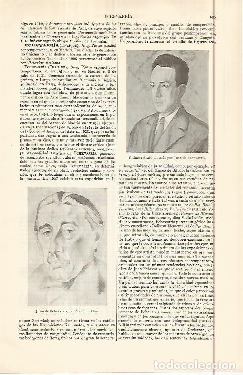 Cartoline: LAMINA ESPASA 29624: Ultimo retrato pintado por Juan de Echevarria - Varios