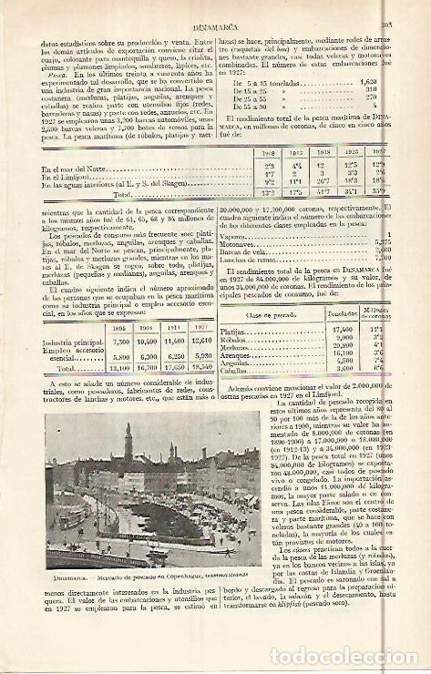 Cartoline: LAMINA ESPASA 29592: Mercado de pescado en Copenhague - Varios