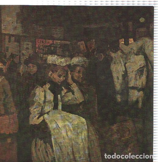 Cartoline: Hollande: Laminas 19 y 20: Le dam le soir par Georges Hendrik Breitner y Amsterdam - Freek Van Well