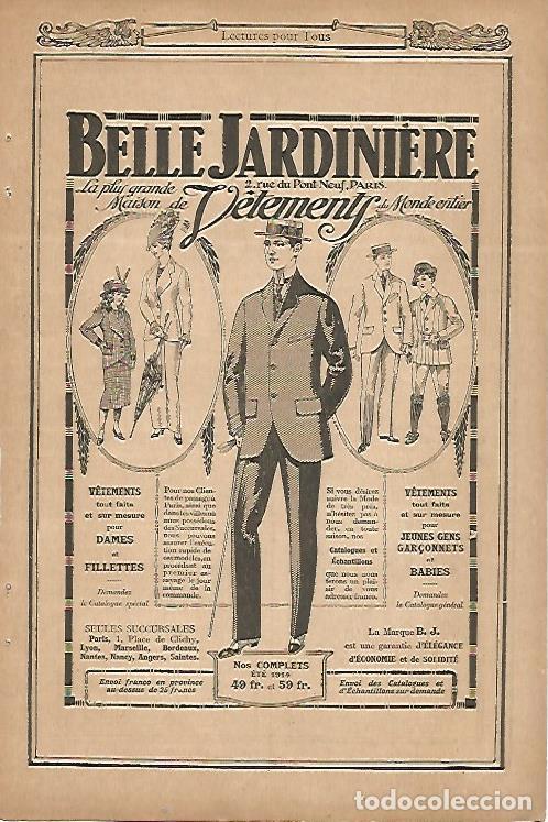 Cartoline: LAMINA 8392: Publicidad de Belle Jardiniere de Paris - Varios