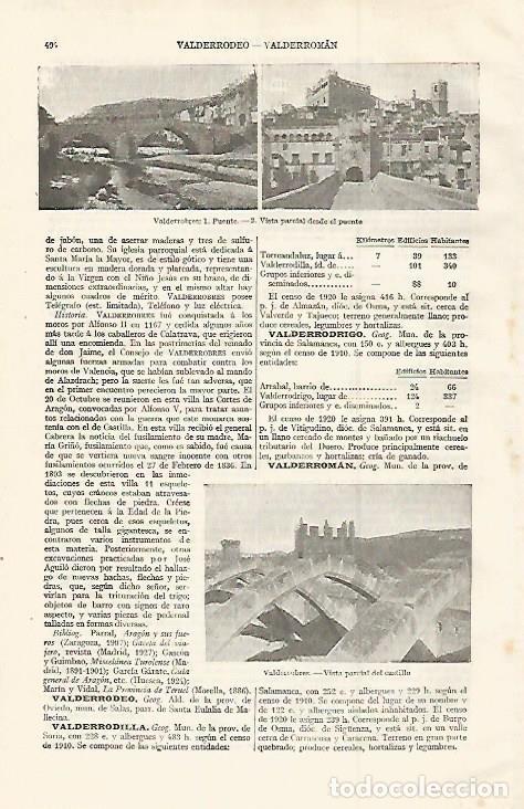 Postais: LAMINA ESPASA 29991: Puente y vista desde el puente en Valderrobres Teruel - Varios