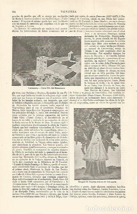 Cartoline: LAMINA ESPASA 30066: Monasterio de Valvanera Logro&ntilde;o - Varios